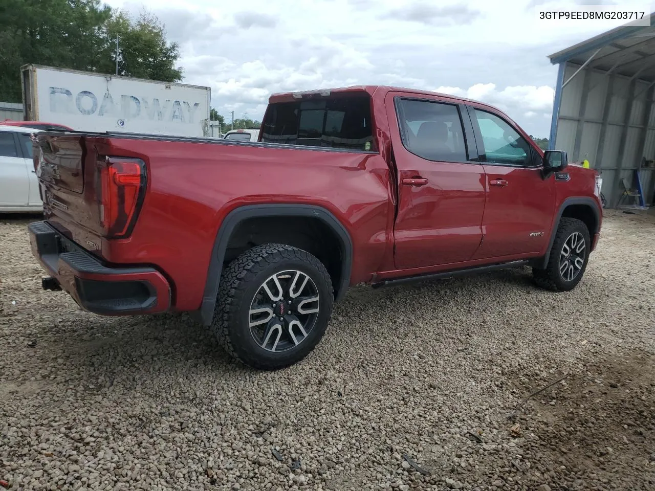 2021 GMC Sierra K1500 At4 VIN: 3GTP9EED8MG203717 Lot: 73399434