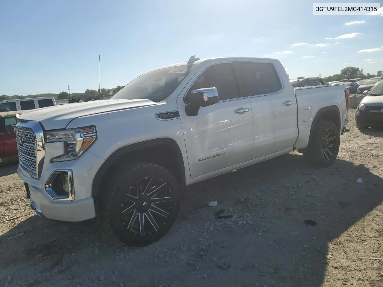 2021 GMC Sierra K1500 Denali VIN: 3GTU9FEL2MG414315 Lot: 73697404