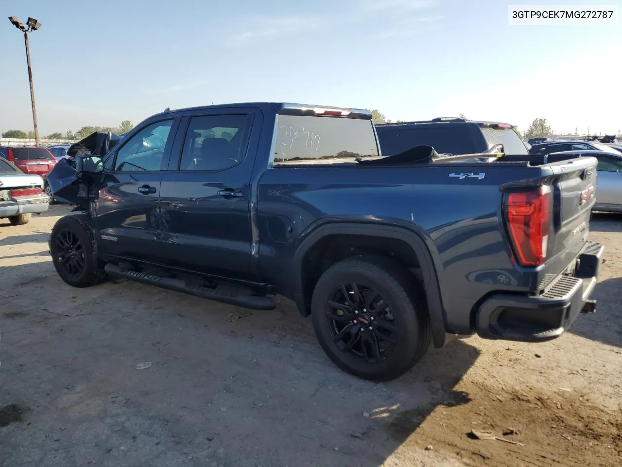 2021 GMC Sierra K1500 Elevation VIN: 3GTP9CEK7MG272787 Lot: 73810854