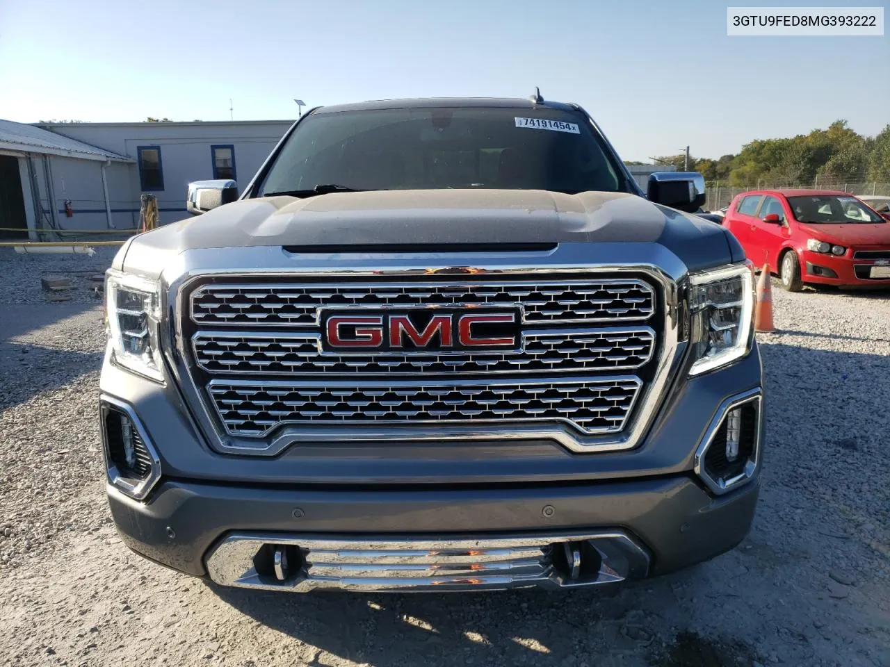 2021 GMC Sierra K1500 Denali VIN: 3GTU9FED8MG393222 Lot: 74191454