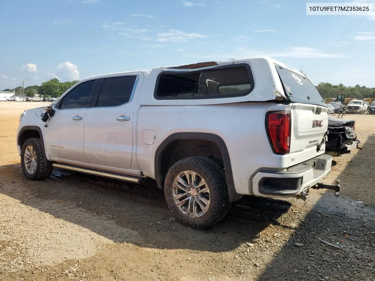 2021 GMC Sierra K1500 Denali VIN: 1GTU9FET7MZ353625 Lot: 74262424