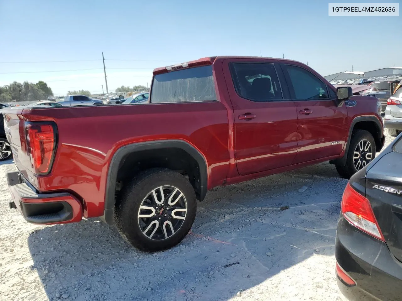 2021 GMC Sierra K1500 At4 VIN: 1GTP9EEL4MZ452636 Lot: 74471824