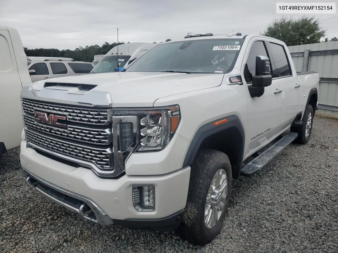 2021 GMC Sierra K2500 Denali VIN: 1GT49REYXMF152154 Lot: 74551064