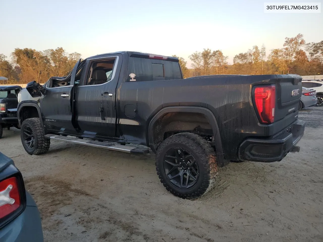 2021 GMC Sierra K1500 Denali VIN: 3GTU9FEL7MG423415 Lot: 74795684