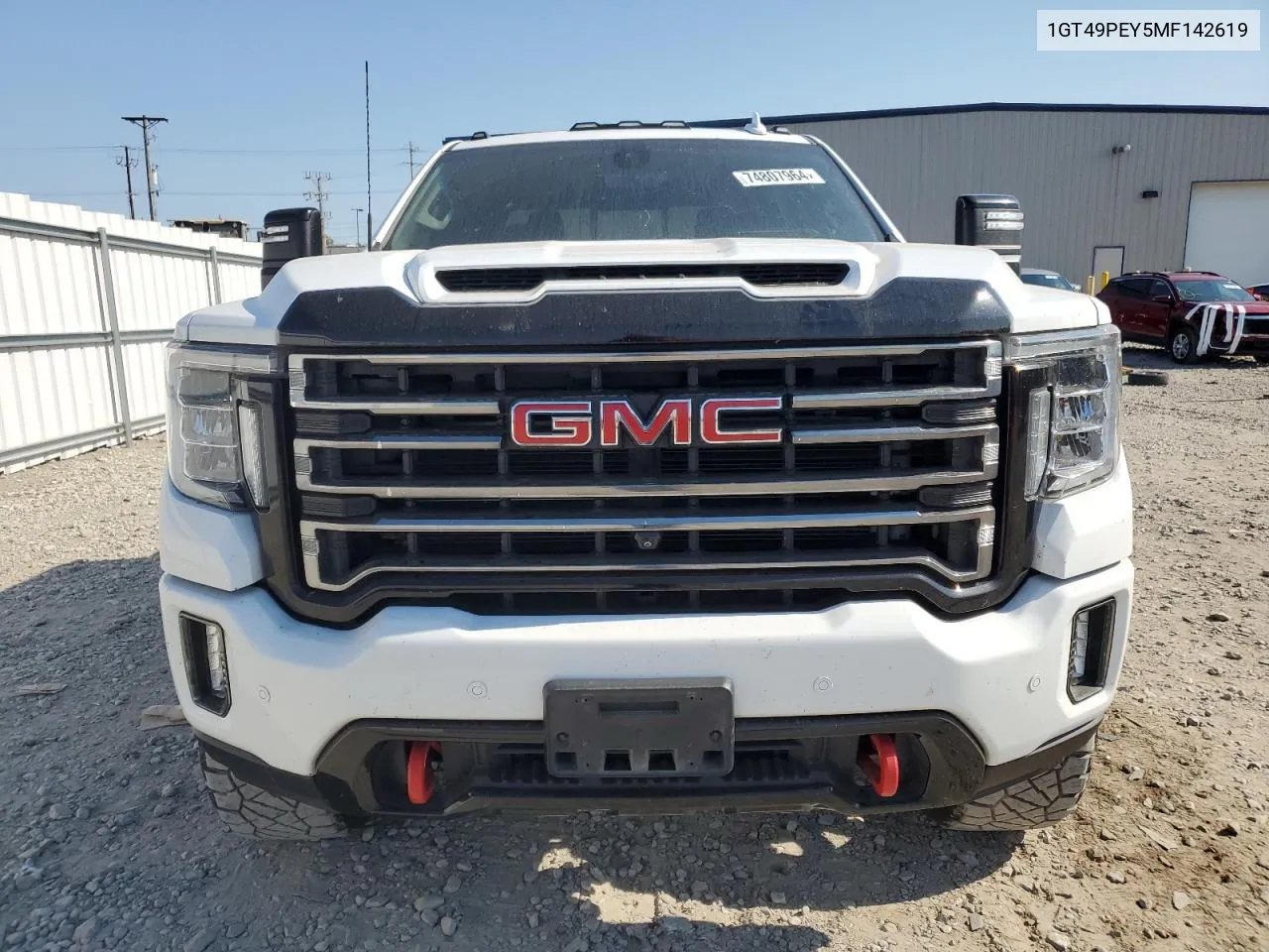 2021 GMC Sierra K2500 At4 VIN: 1GT49PEY5MF142619 Lot: 74807964