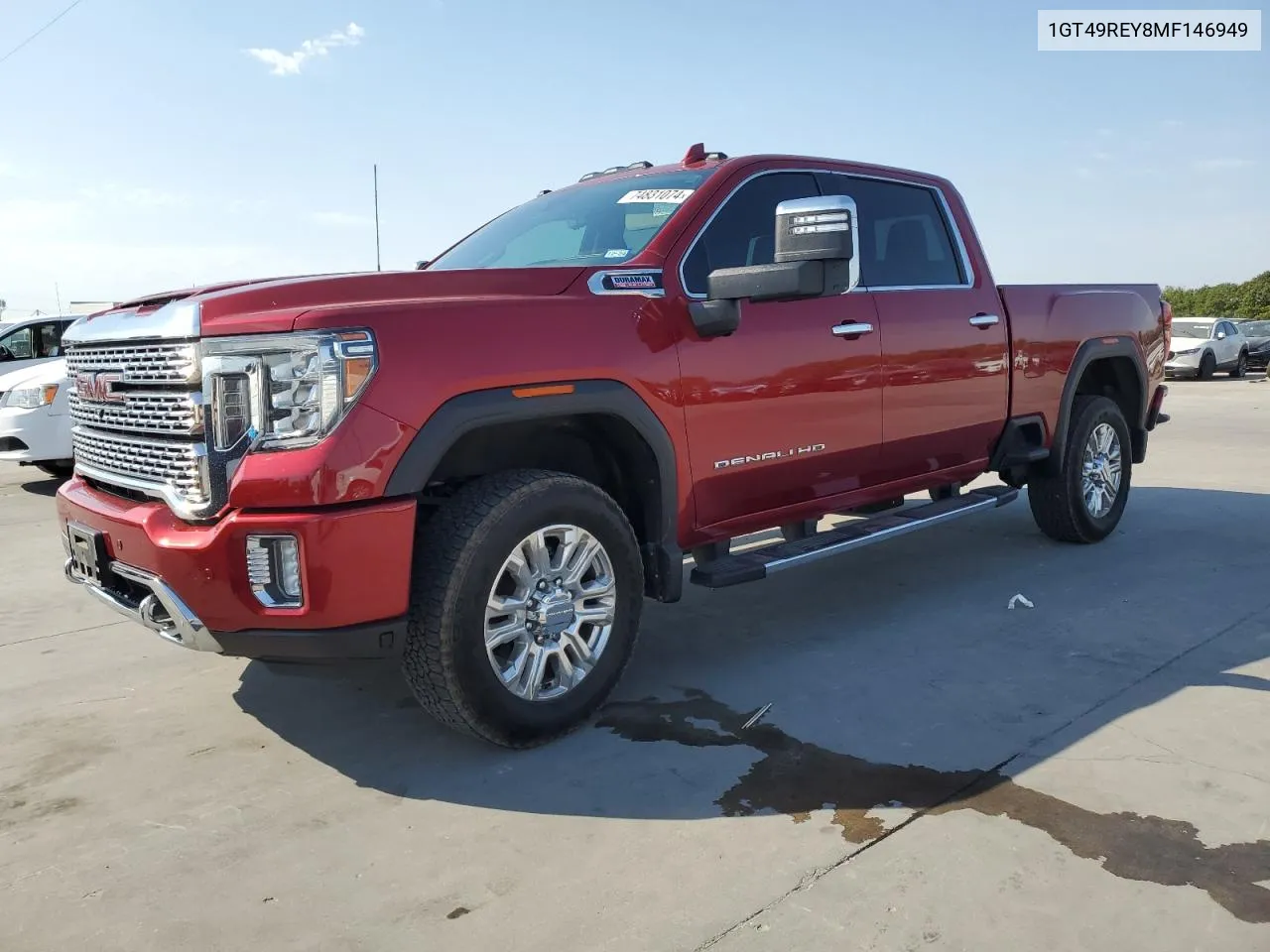 2021 GMC Sierra K2500 Denali VIN: 1GT49REY8MF146949 Lot: 74831074