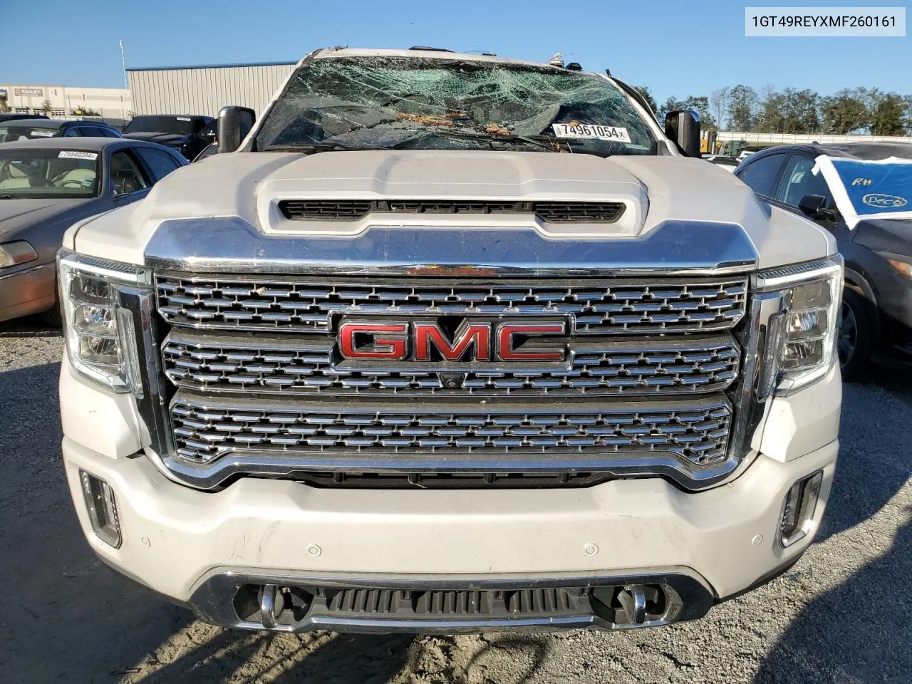 2021 GMC Sierra K2500 Denali VIN: 1GT49REYXMF260161 Lot: 74961054