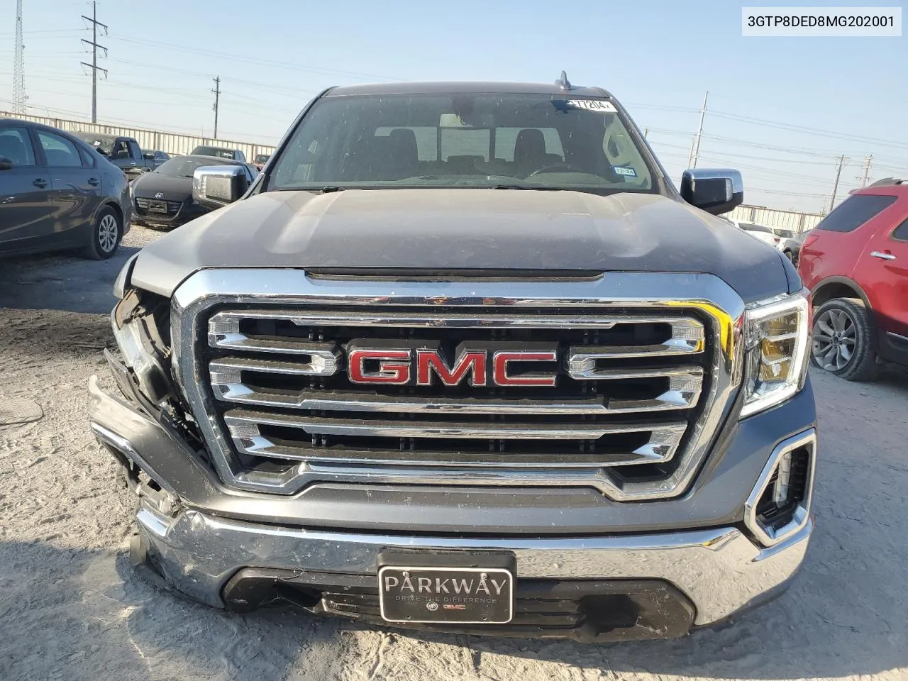 2021 GMC Sierra C1500 Slt VIN: 3GTP8DED8MG202001 Lot: 75018414