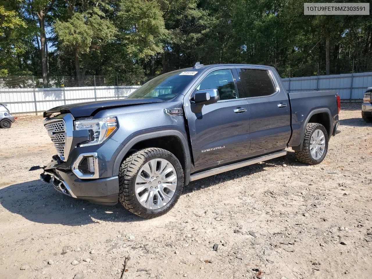 2021 GMC Sierra K1500 Denali VIN: 1GTU9FET8MZ303591 Lot: 75184134