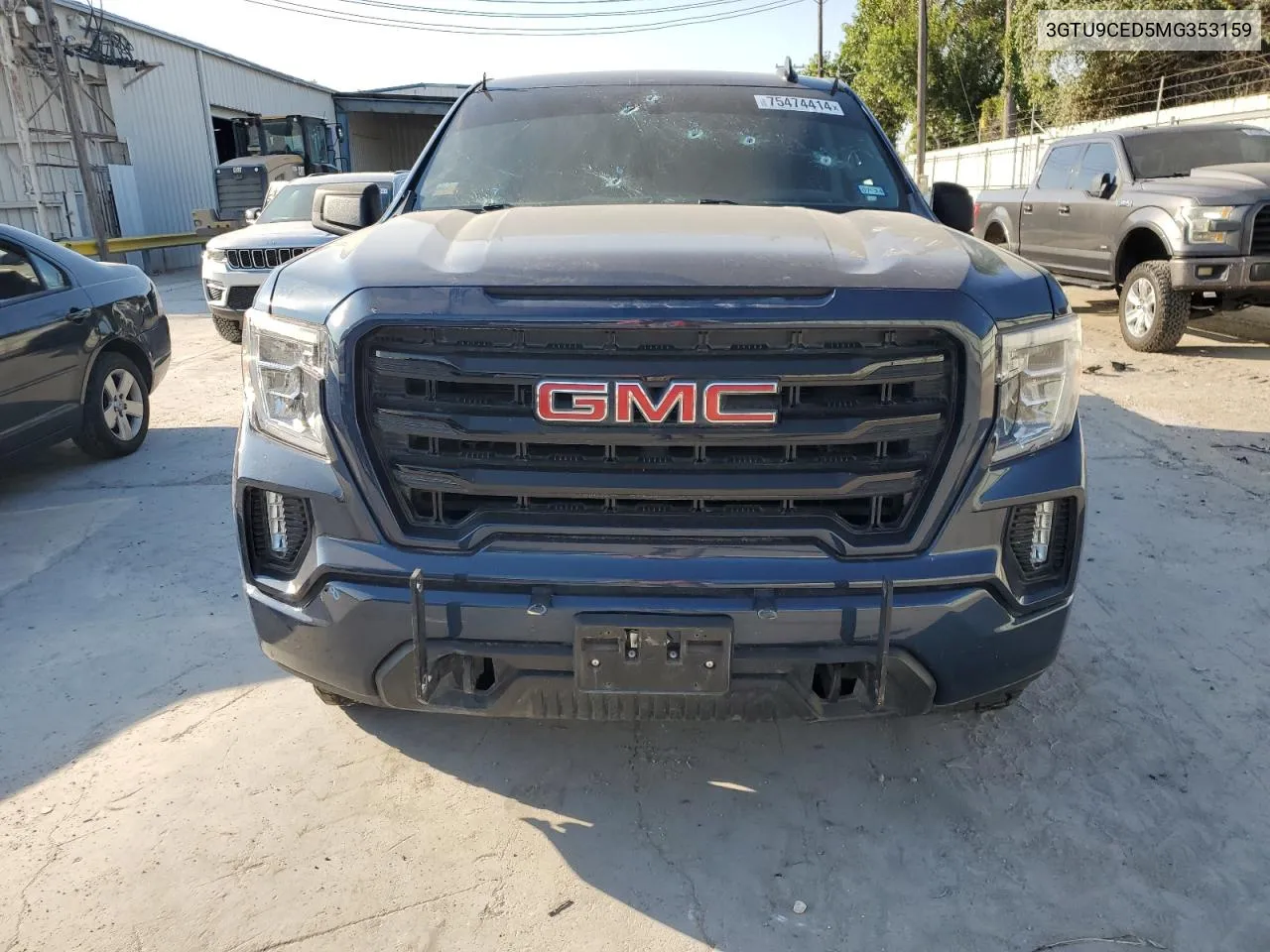 2021 GMC Sierra K15 VIN: 3GTU9CED5MG353159 Lot: 75474414