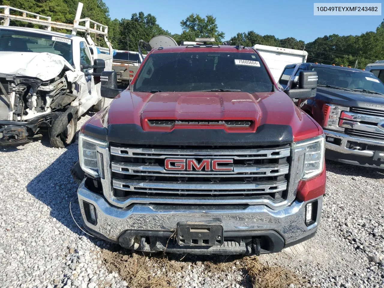 2021 GMC Sierra K3500 Sle VIN: 1GD49TEYXMF243482 Lot: 75605604