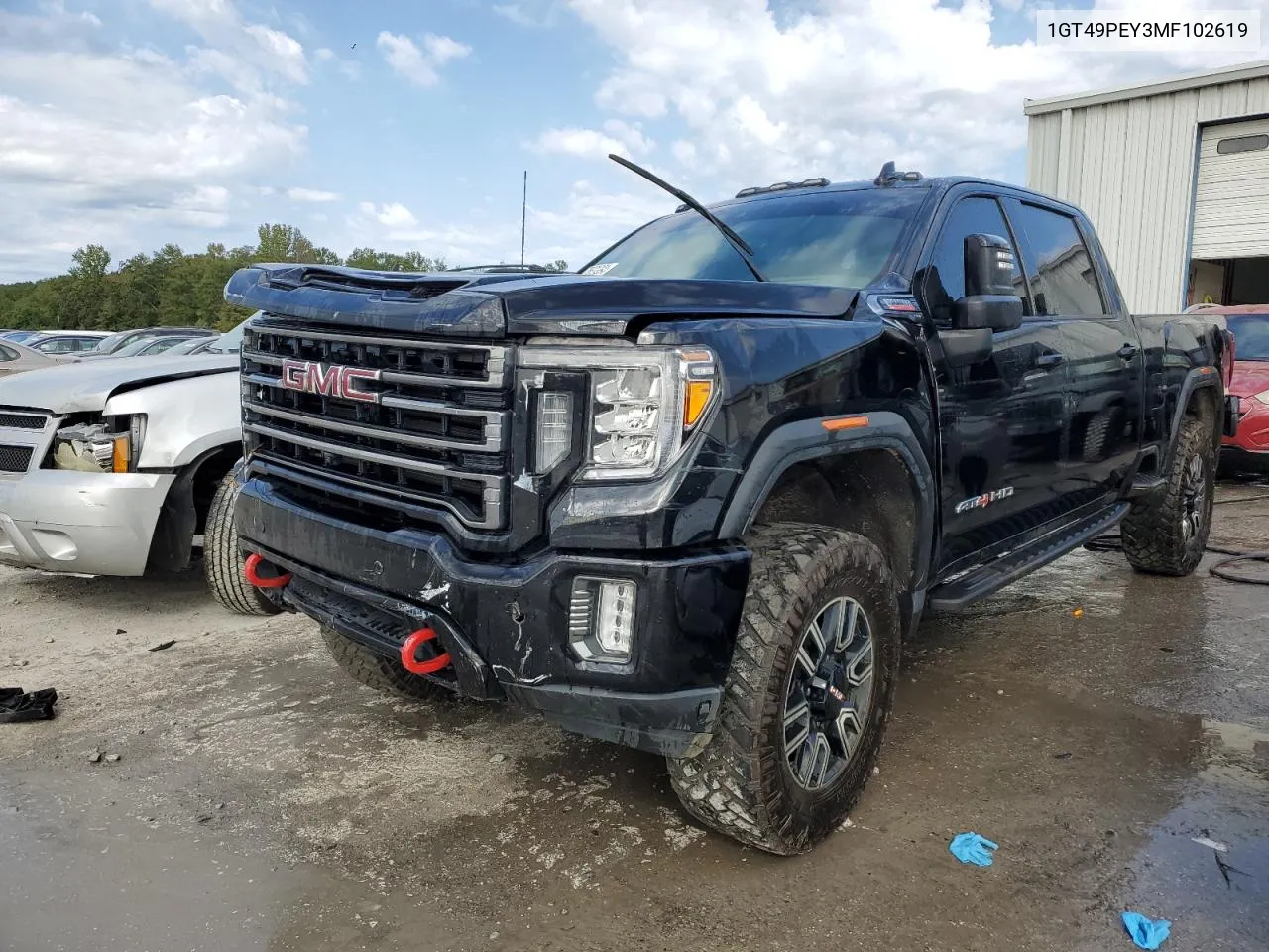 2021 GMC Sierra K2500 At4 VIN: 1GT49PEY3MF102619 Lot: 75621994