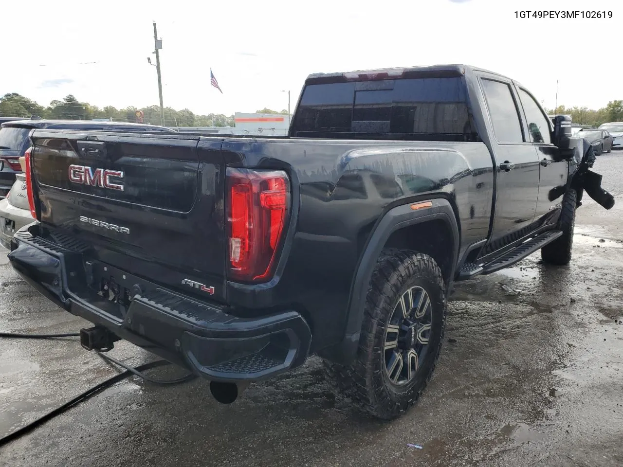 2021 GMC Sierra K2500 At4 VIN: 1GT49PEY3MF102619 Lot: 75621994