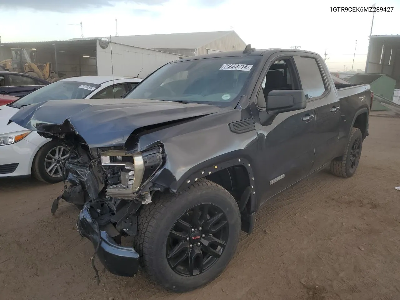 2021 GMC Sierra K1500 Elevation VIN: 1GTR9CEK6MZ289427 Lot: 75653714