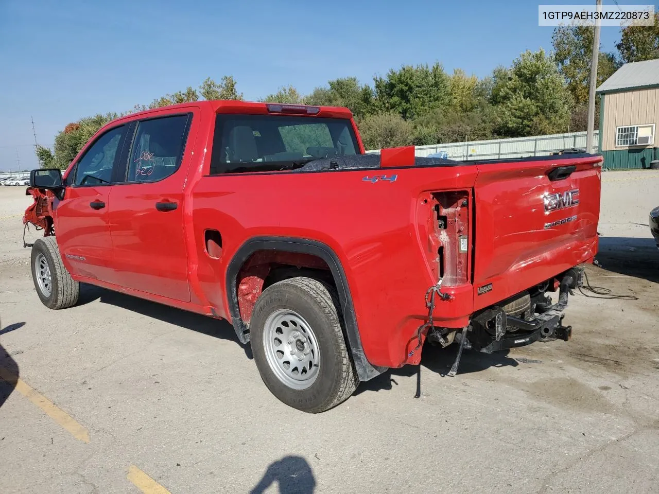 2021 GMC Sierra K1500 VIN: 1GTP9AEH3MZ220873 Lot: 75816884