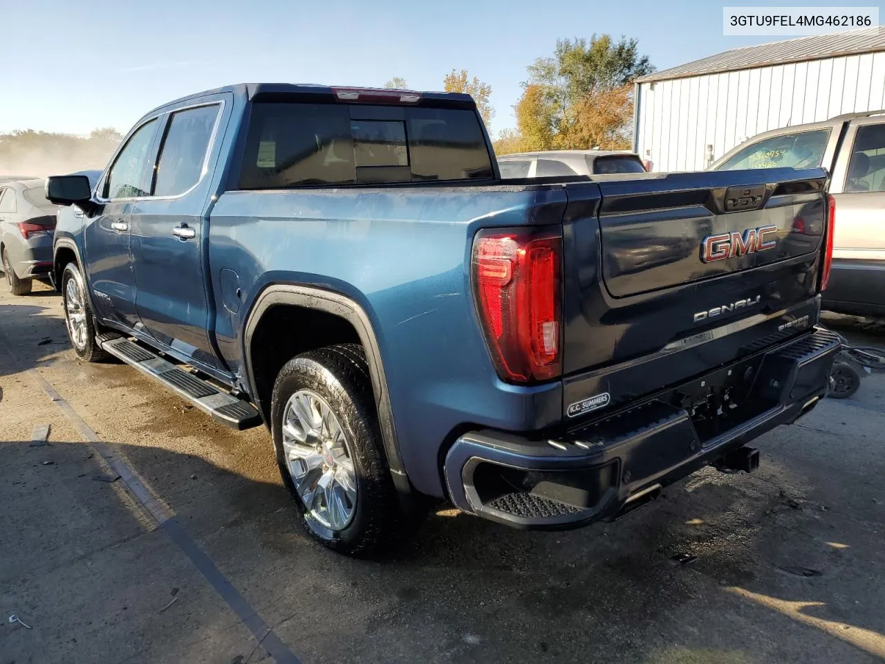 2021 GMC Sierra K1500 Denali VIN: 3GTU9FEL4MG462186 Lot: 76133434