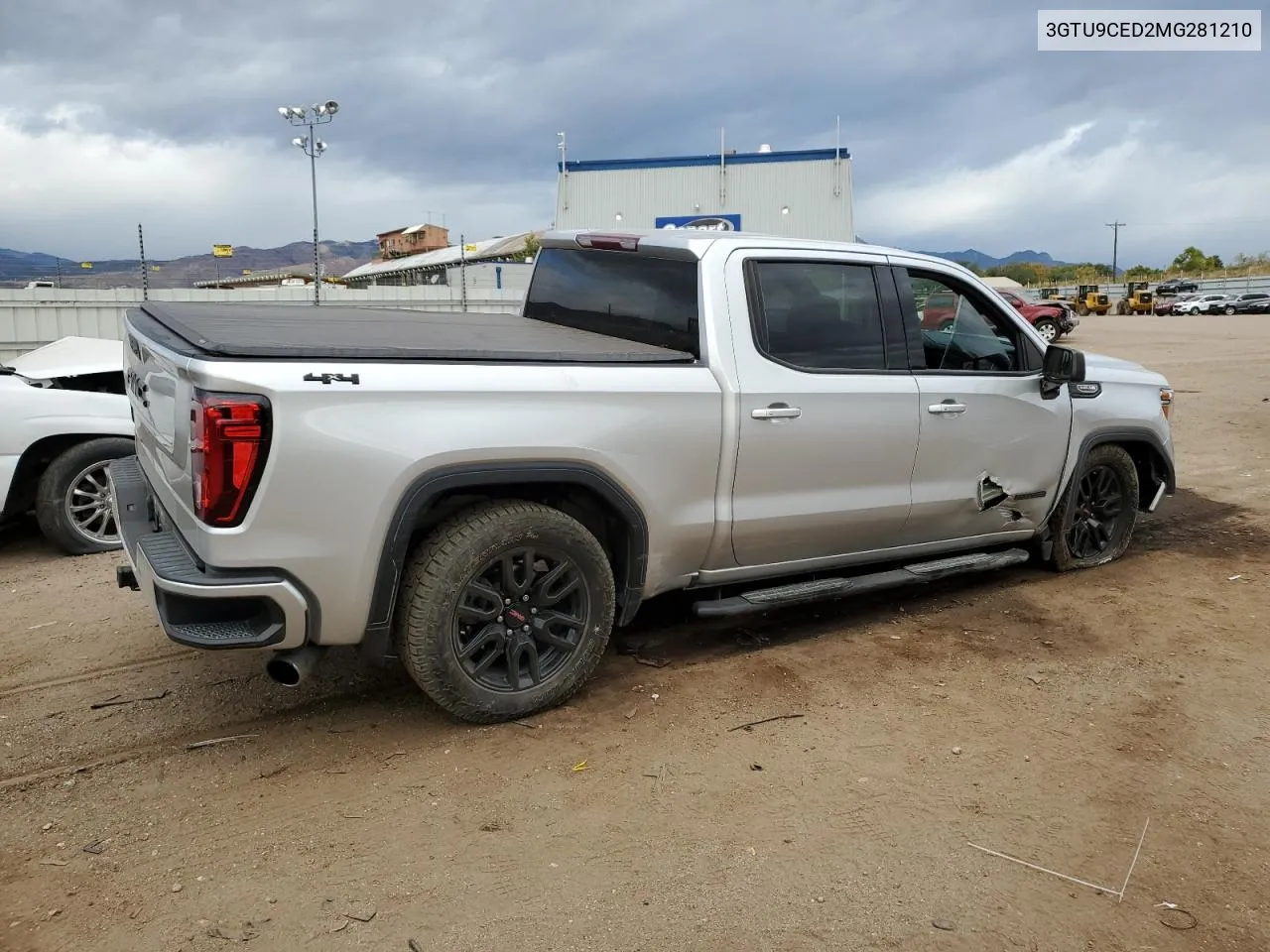 2021 GMC Sierra K1500 Elevation VIN: 3GTU9CED2MG281210 Lot: 76293824