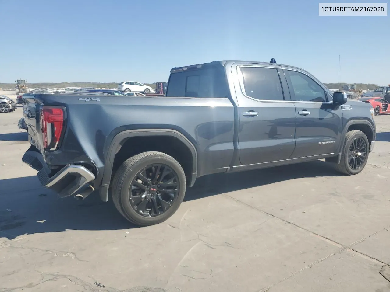 2021 GMC Sierra K1500 Slt VIN: 1GTU9DET6MZ167028 Lot: 76296864