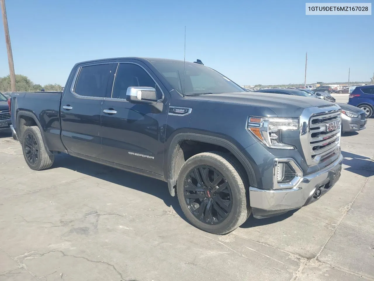 2021 GMC Sierra K1500 Slt VIN: 1GTU9DET6MZ167028 Lot: 76296864