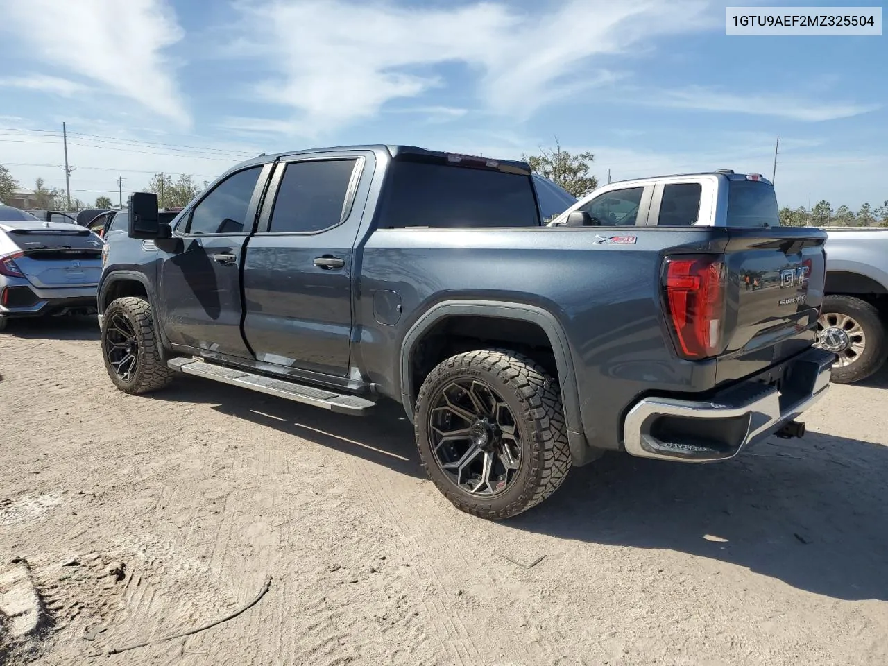 2021 GMC Sierra K1500 VIN: 1GTU9AEF2MZ325504 Lot: 76308114