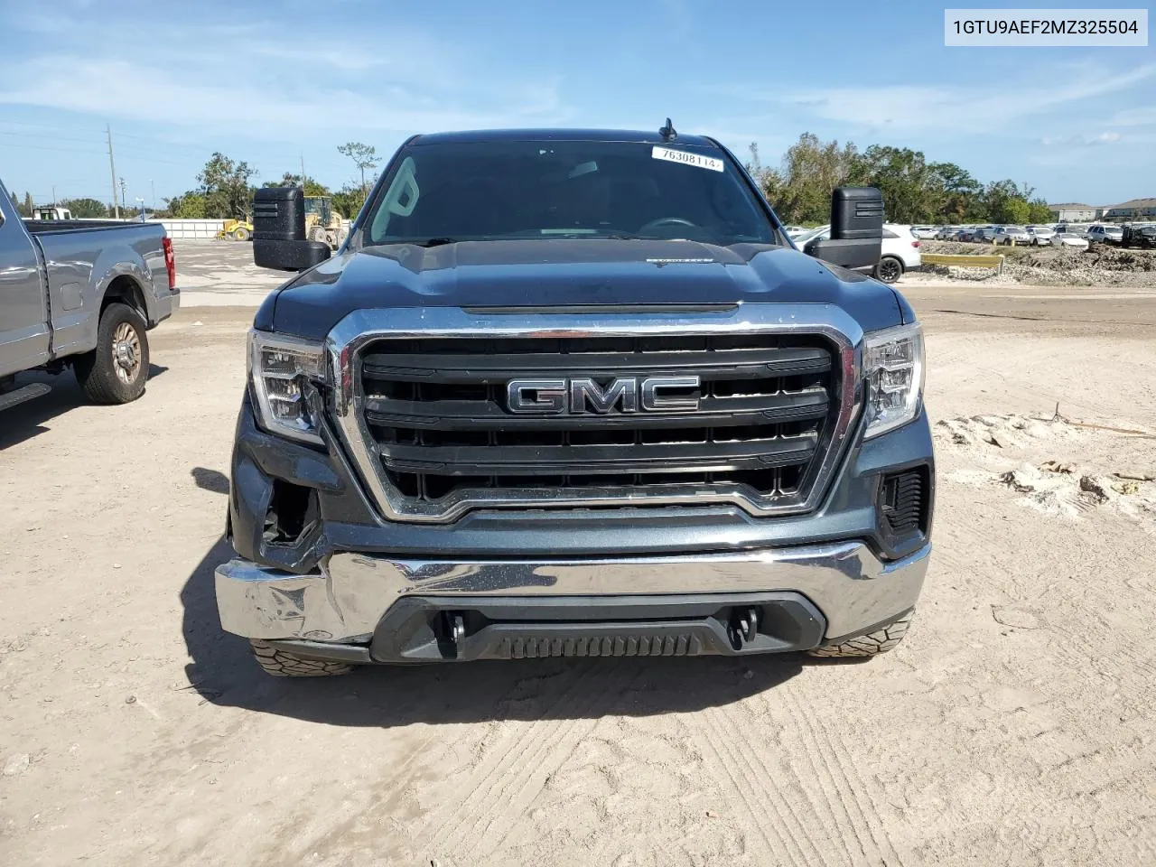 2021 GMC Sierra K1500 VIN: 1GTU9AEF2MZ325504 Lot: 76308114