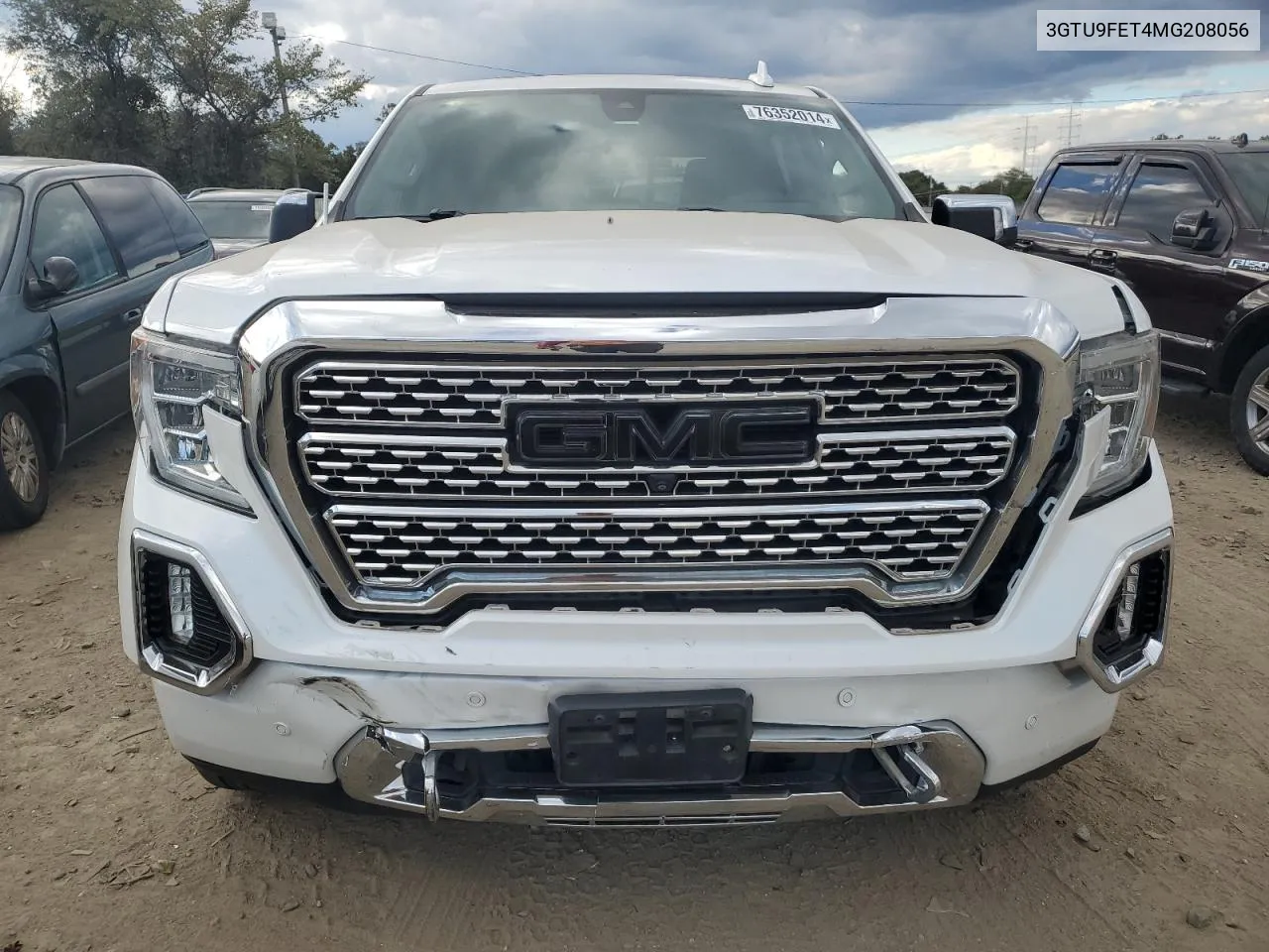 2021 GMC Sierra K1500 Denali VIN: 3GTU9FET4MG208056 Lot: 76352014