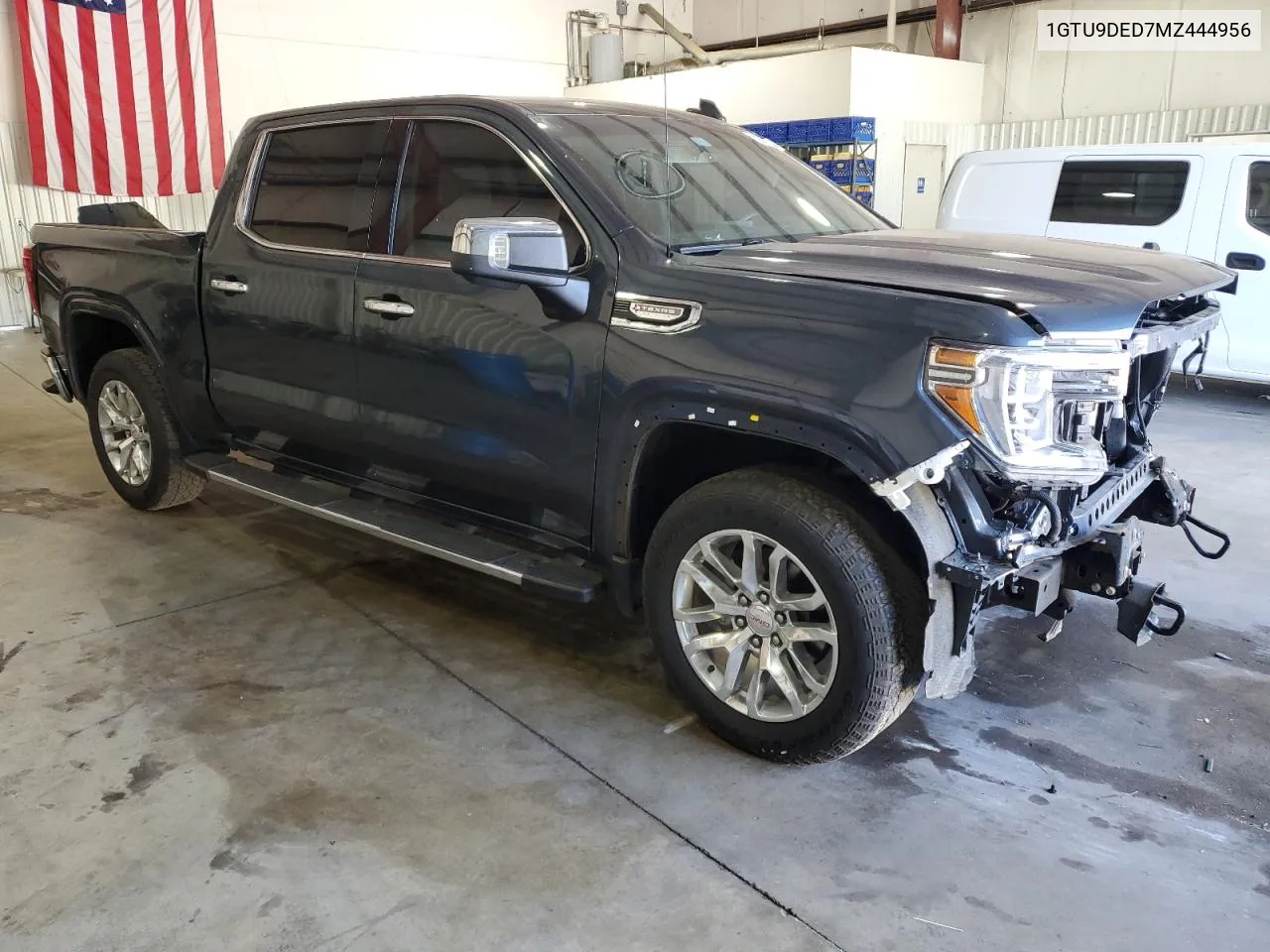 2021 GMC Sierra K1500 Slt VIN: 1GTU9DED7MZ444956 Lot: 76455654