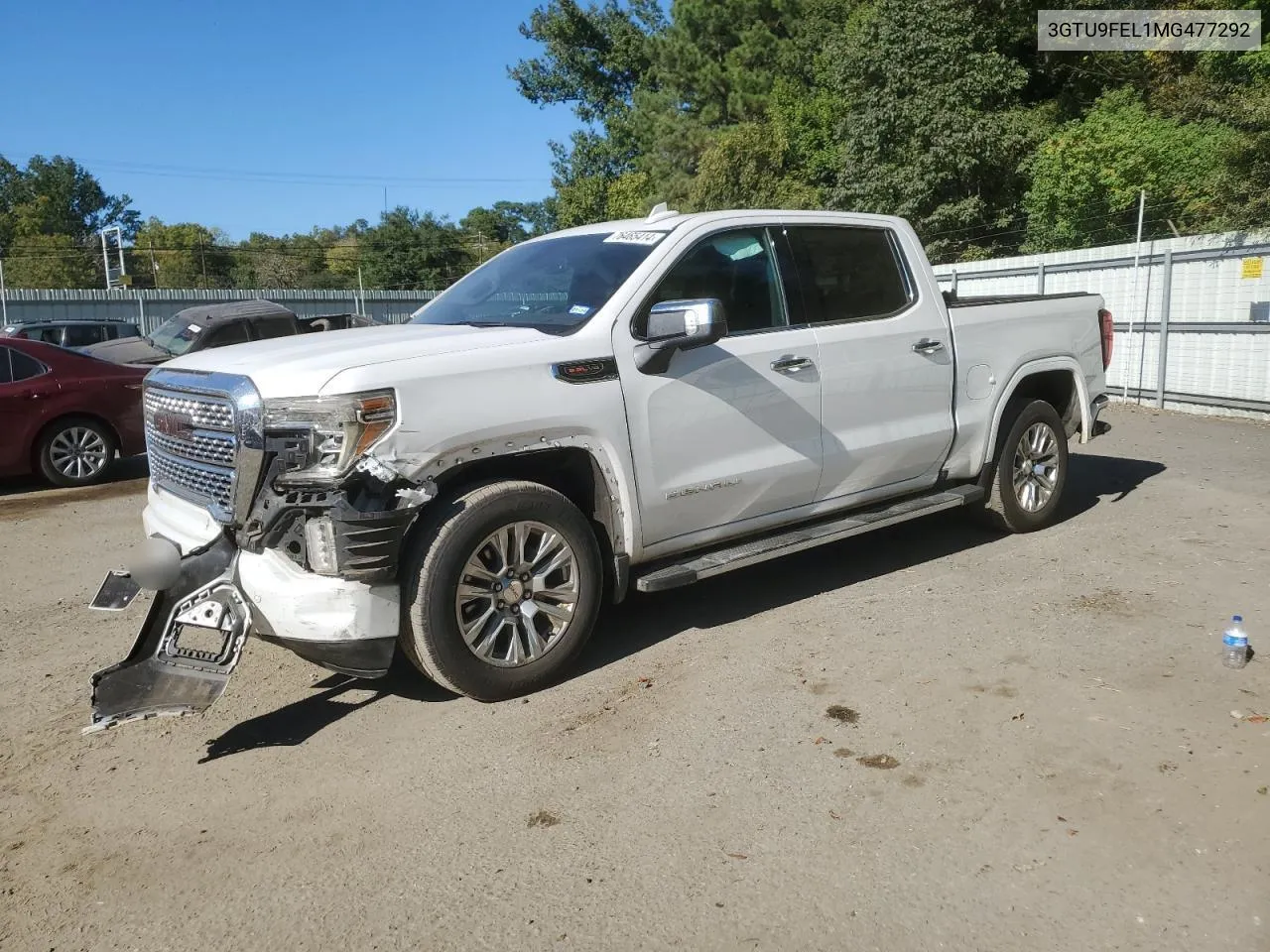 2021 GMC Sierra K1500 Denali VIN: 3GTU9FEL1MG477292 Lot: 76465414