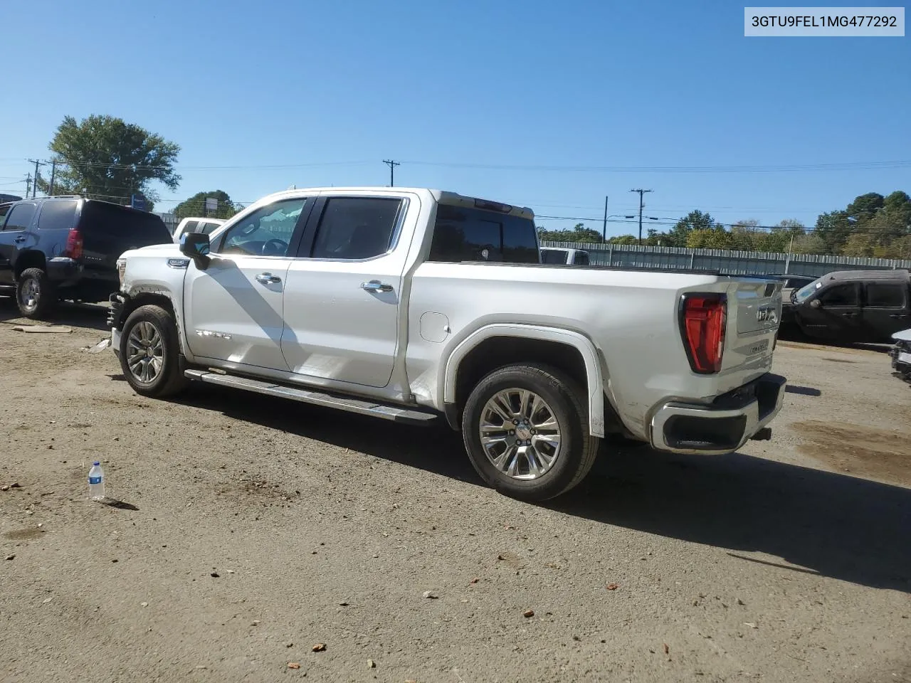 2021 GMC Sierra K1500 Denali VIN: 3GTU9FEL1MG477292 Lot: 76465414