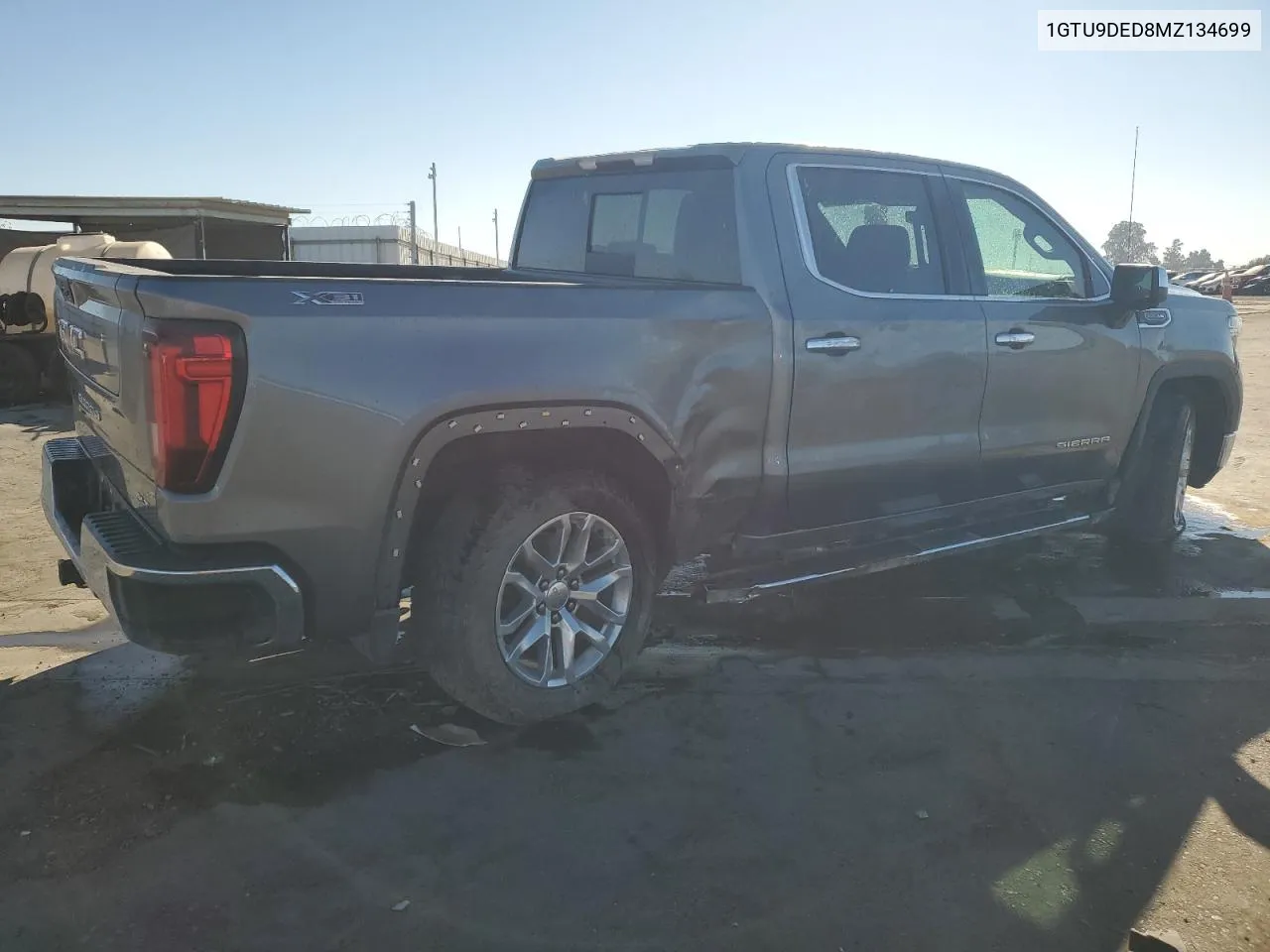 2021 GMC Sierra K1500 Slt VIN: 1GTU9DED8MZ134699 Lot: 76593584