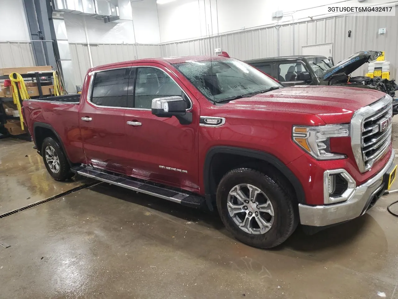 2021 GMC Sierra K1500 Slt VIN: 3GTU9DET6MG432417 Lot: 76759244