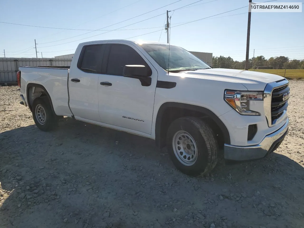 2021 GMC Sierra C1500 VIN: 1GTR8AEF9MZ414690 Lot: 76835474