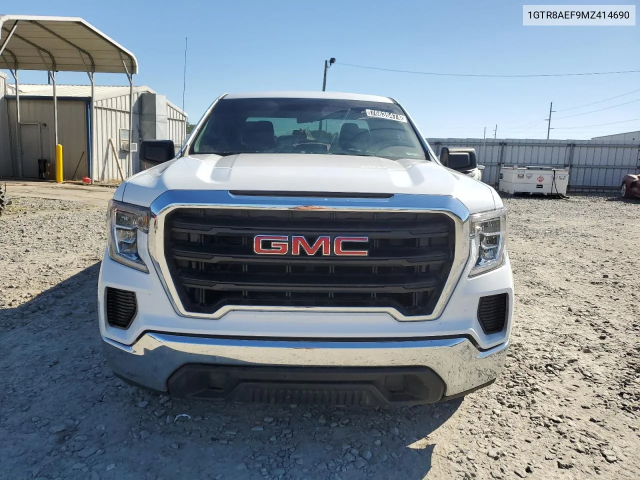 2021 GMC Sierra C1500 VIN: 1GTR8AEF9MZ414690 Lot: 76835474