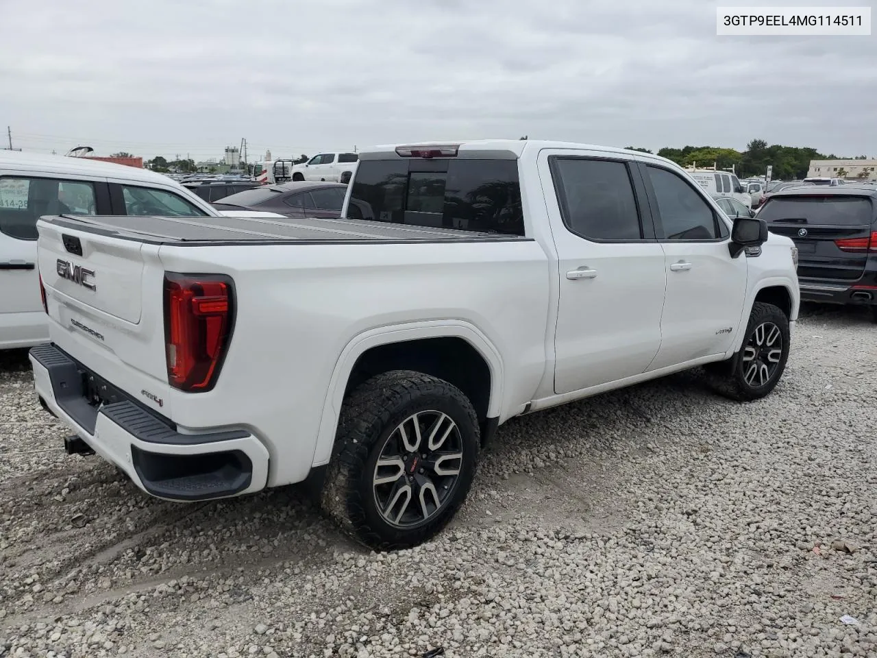 2021 GMC Sierra K1500 At4 VIN: 3GTP9EEL4MG114511 Lot: 76928514