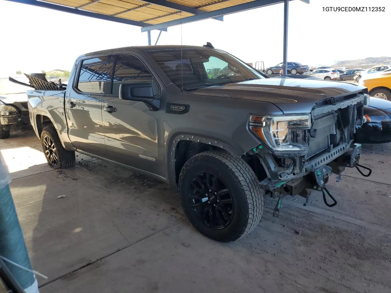 2021 GMC Sierra K1500 Elevation VIN: 1GTU9CED0MZ112352 Lot: 77157384