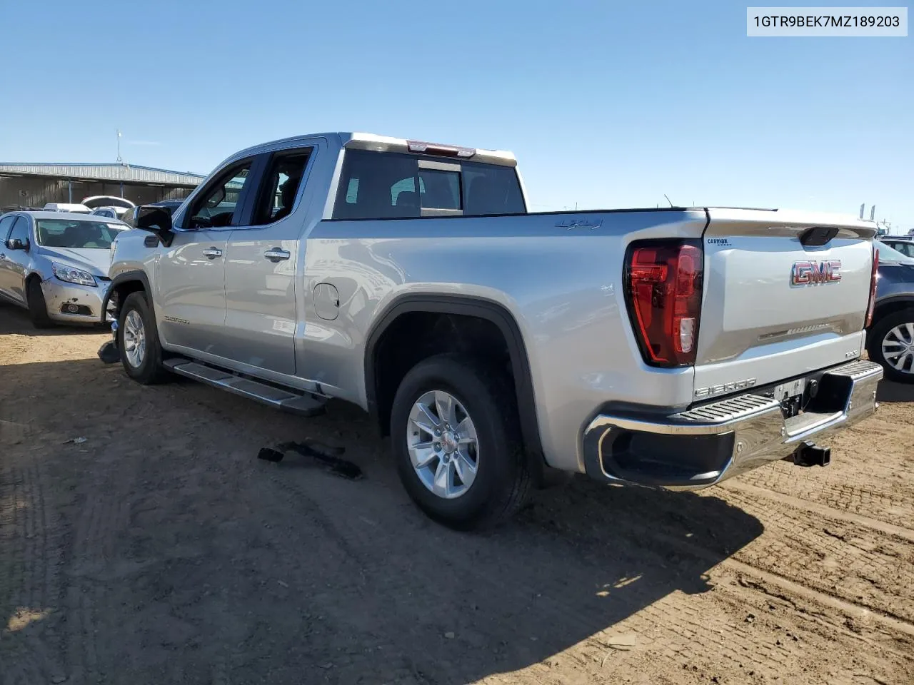 2021 GMC Sierra K1500 Sle VIN: 1GTR9BEK7MZ189203 Lot: 77214184