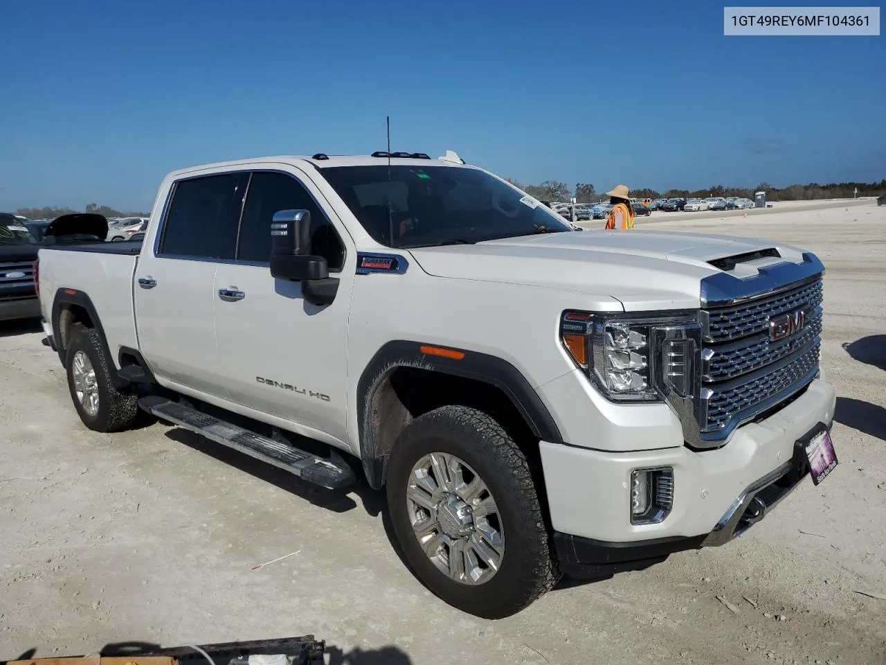 2021 GMC Sierra K2500 Denali VIN: 1GT49REY6MF104361 Lot: 77354454