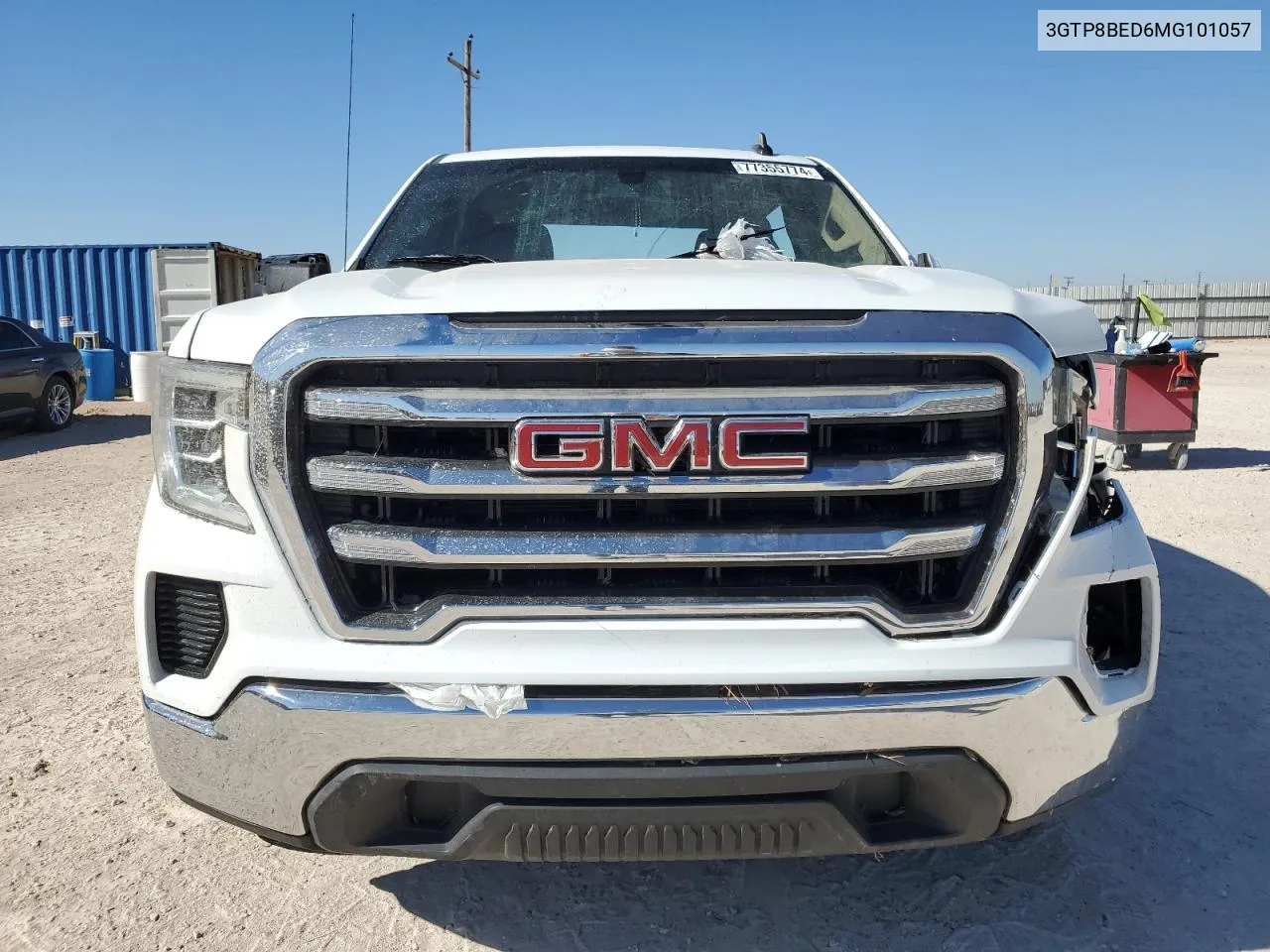 2021 GMC Sierra C1500 Sle VIN: 3GTP8BED6MG101057 Lot: 77355774