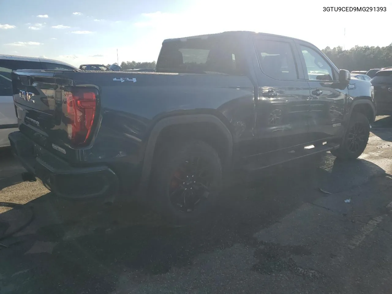 2021 GMC Sierra K1500 Elevation VIN: 3GTU9CED9MG291393 Lot: 77549124