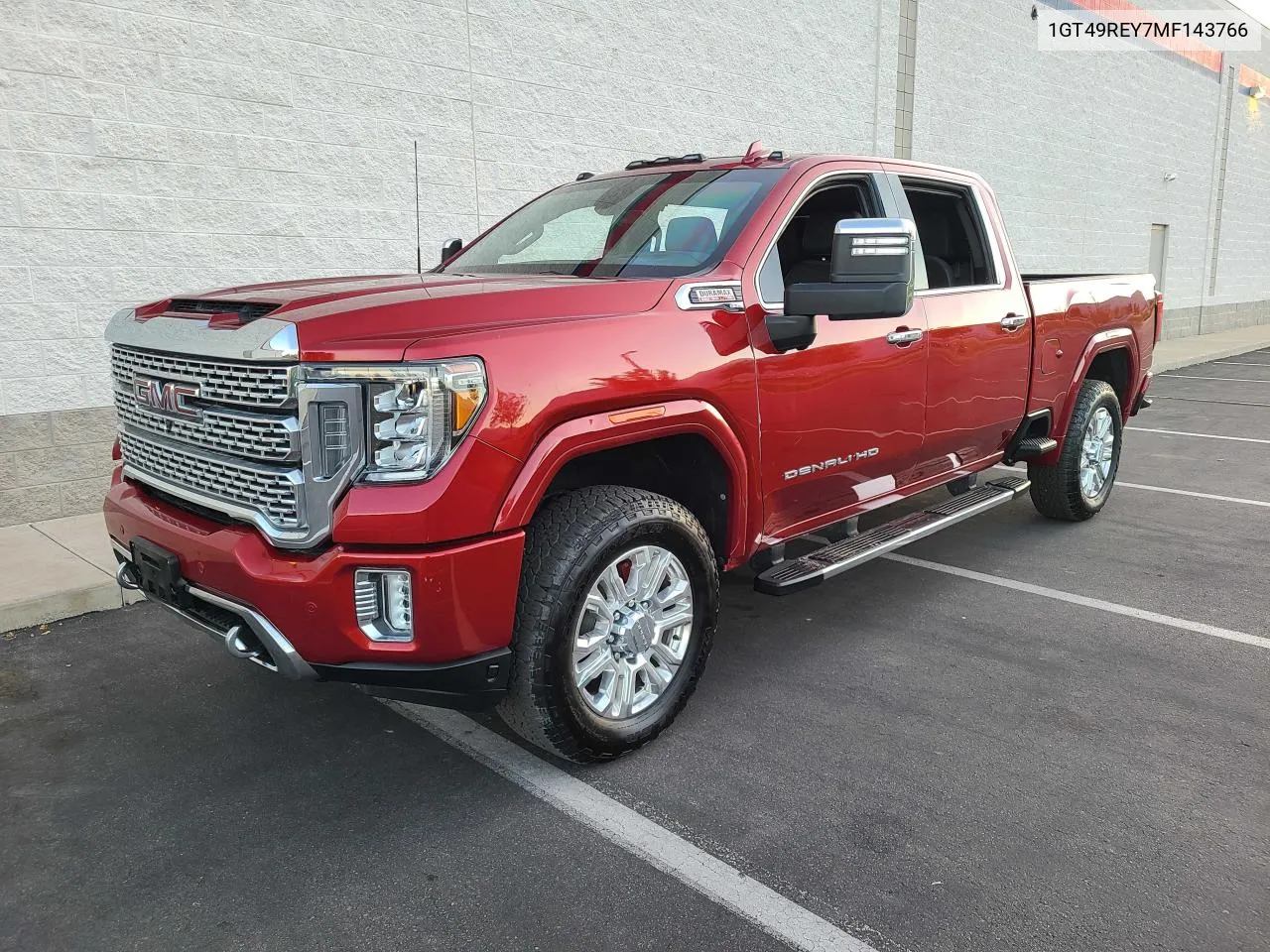 2021 GMC Sierra K2500 Denali VIN: 1GT49REY7MF143766 Lot: 79560254