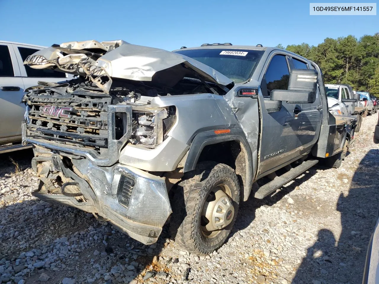 2021 GMC Sierra K3500 VIN: 1GD49SEY6MF141557 Lot: 79682034