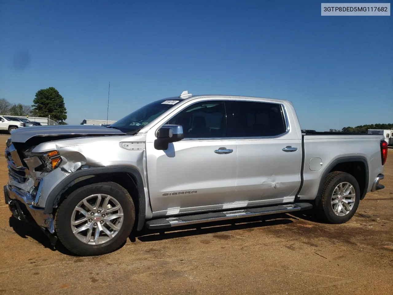 2021 GMC Sierra C1500 Slt VIN: 3GTP8DED5MG117682 Lot: 79744744