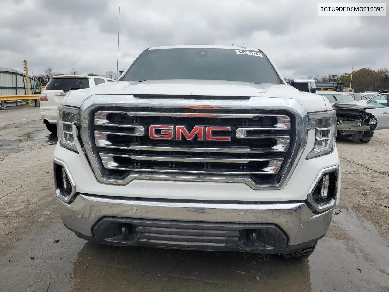 2021 GMC Sierra K1500 Slt VIN: 3GTU9DED6MG212395 Lot: 80873514