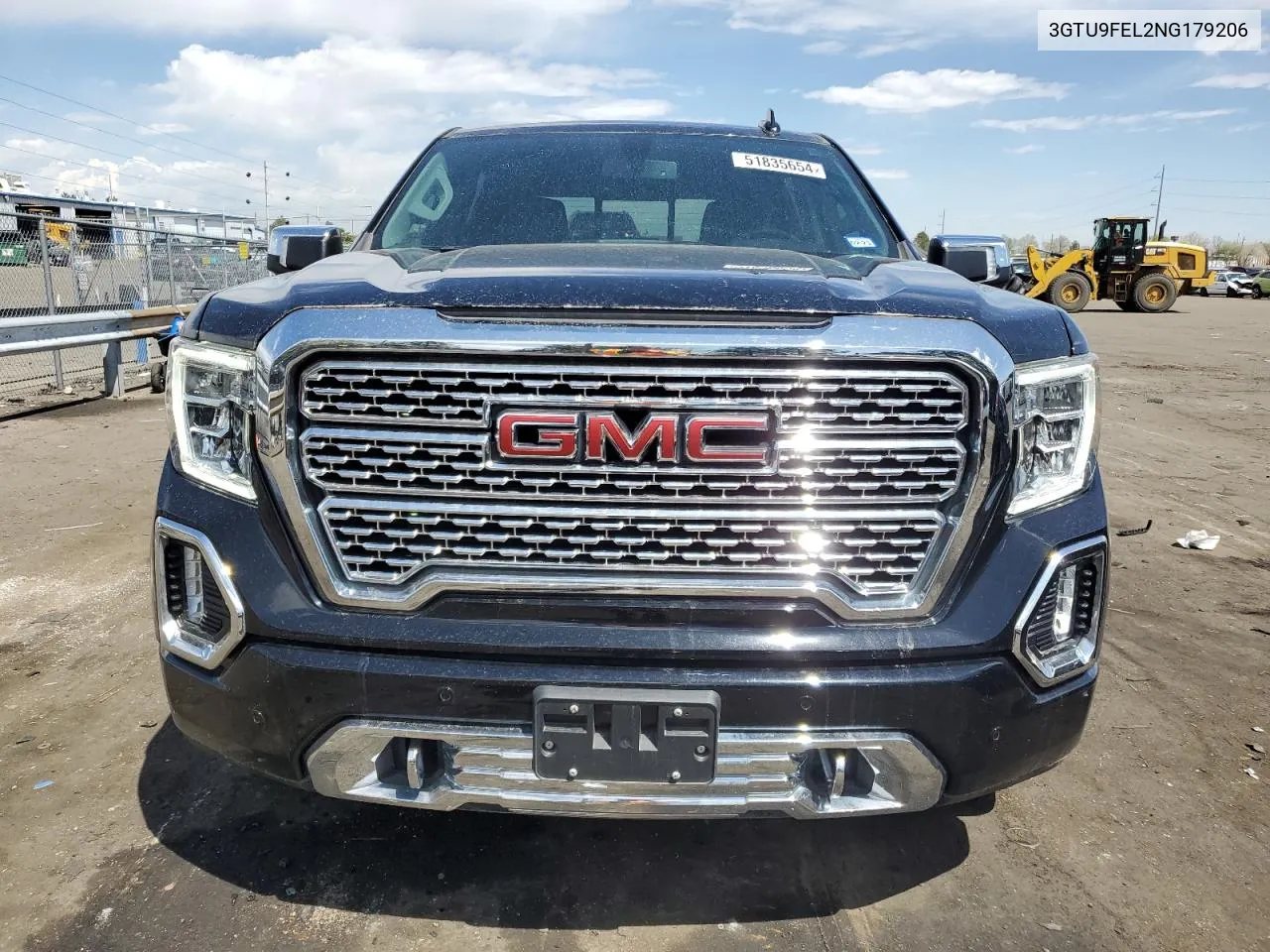 2022 GMC Sierra Limited K1500 Denali VIN: 3GTU9FEL2NG179206 Lot: 51835654