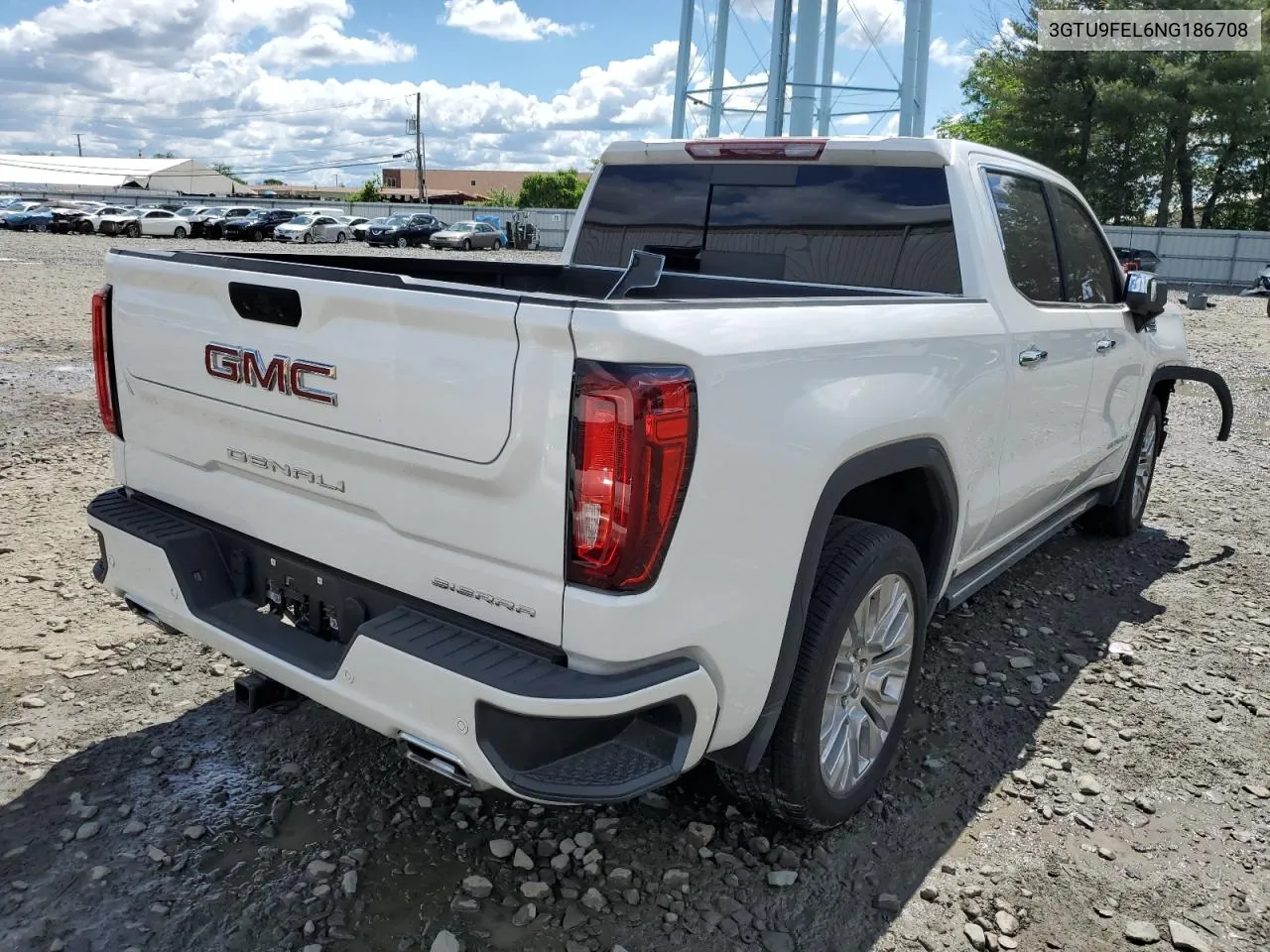 2022 GMC Sierra Limited K1500 Denali VIN: 3GTU9FEL6NG186708 Lot: 52718434