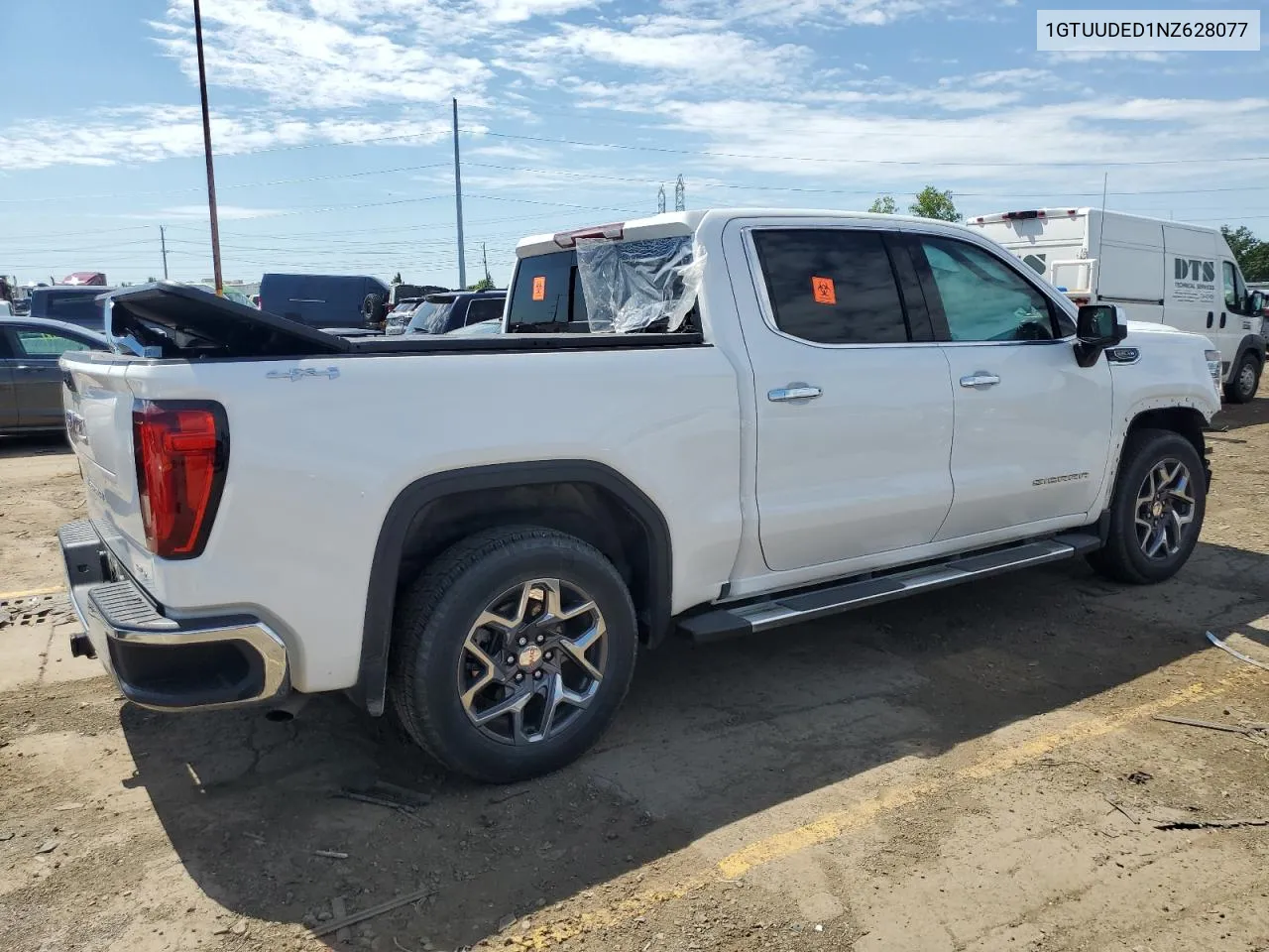 2022 GMC Sierra K1500 Slt VIN: 1GTUUDED1NZ628077 Lot: 57788644