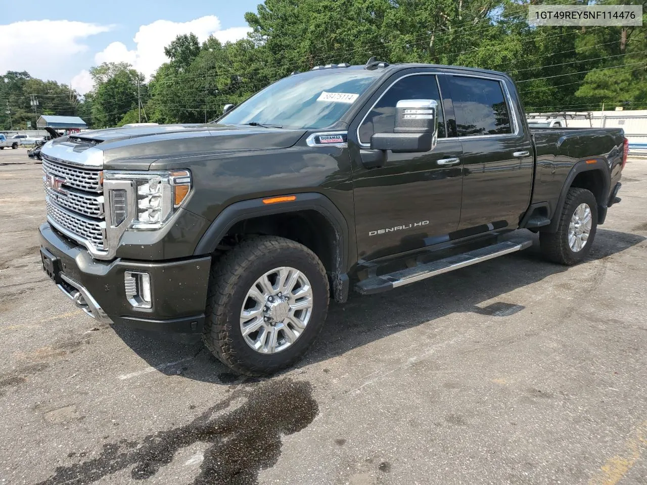 2022 GMC Sierra K2500 Denali VIN: 1GT49REY5NF114476 Lot: 58475114