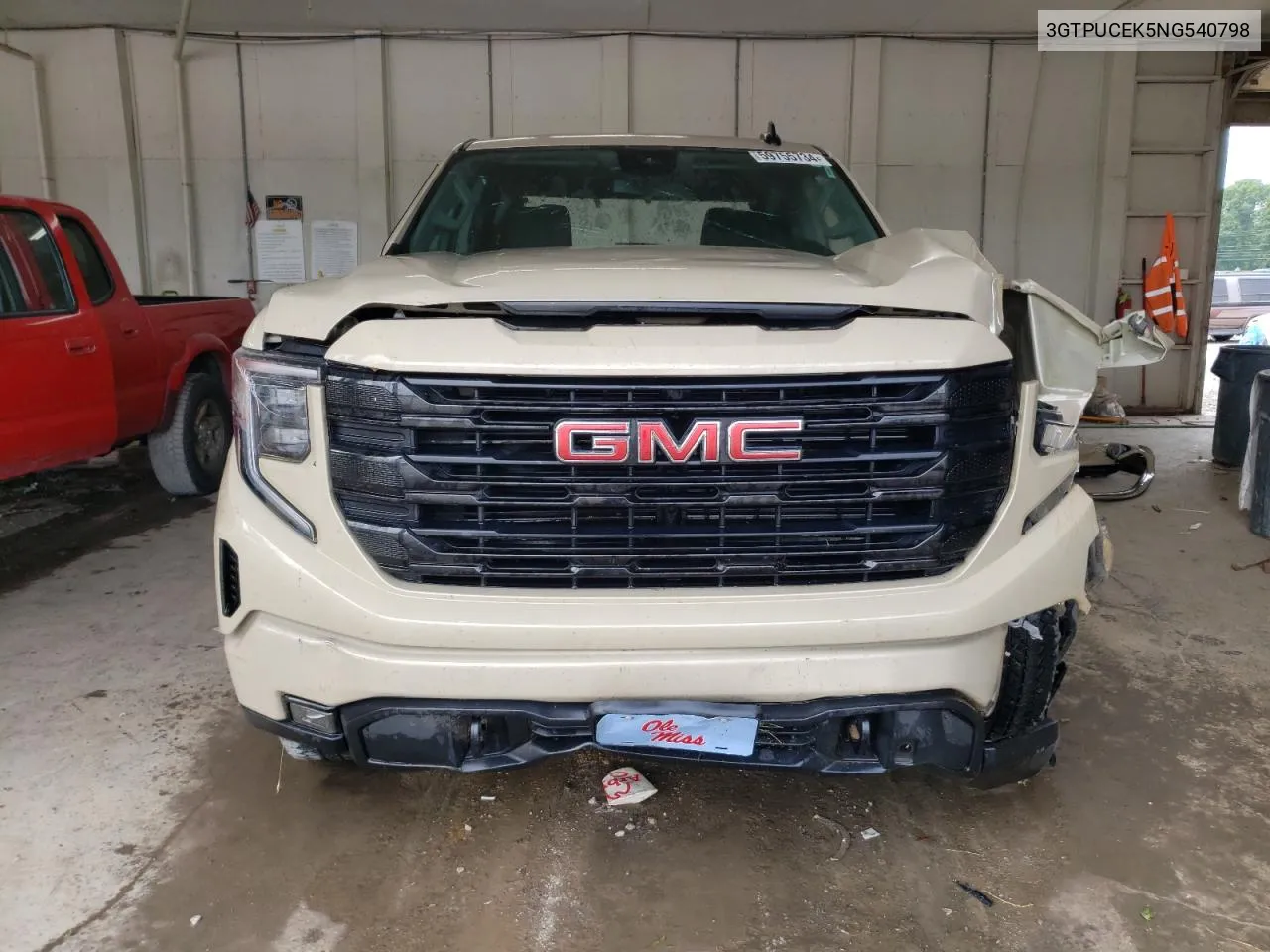 2022 GMC Sierra K1500 Elevation VIN: 3GTPUCEK5NG540798 Lot: 59755734