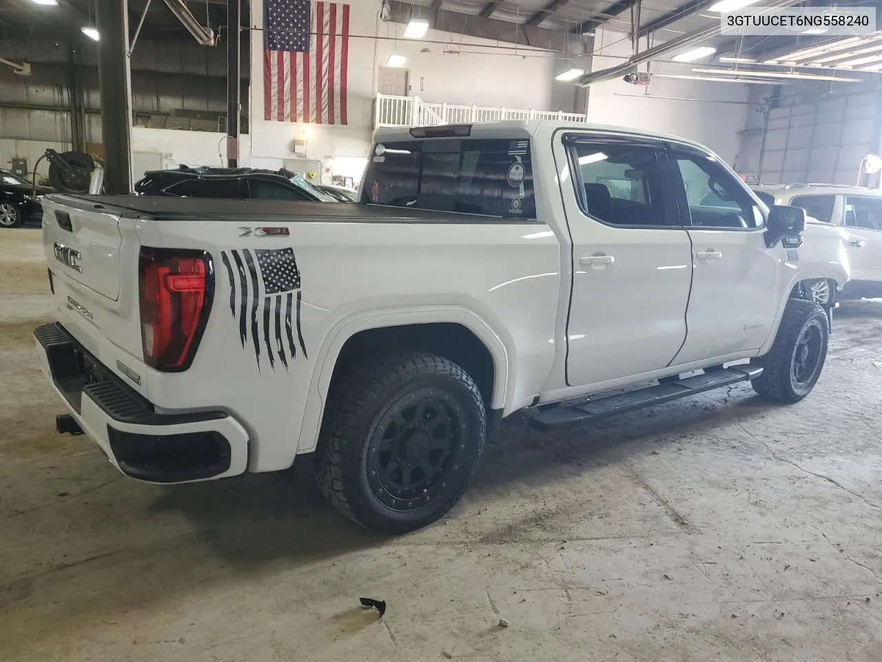 2022 GMC Sierra K1500 Elevation VIN: 3GTUUCET6NG558240 Lot: 59823174