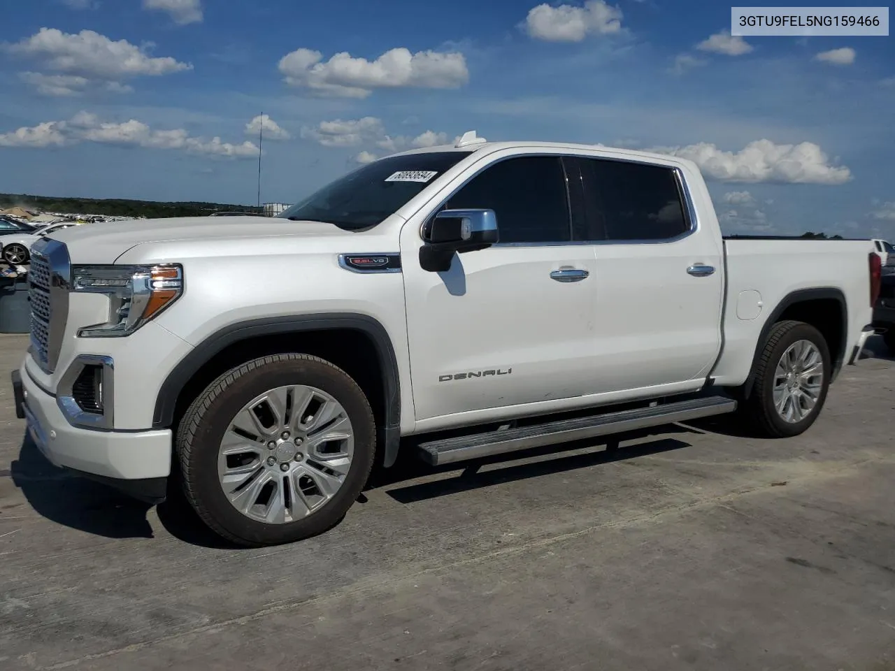 2022 GMC Sierra Limited K1500 Denali VIN: 3GTU9FEL5NG159466 Lot: 60893694